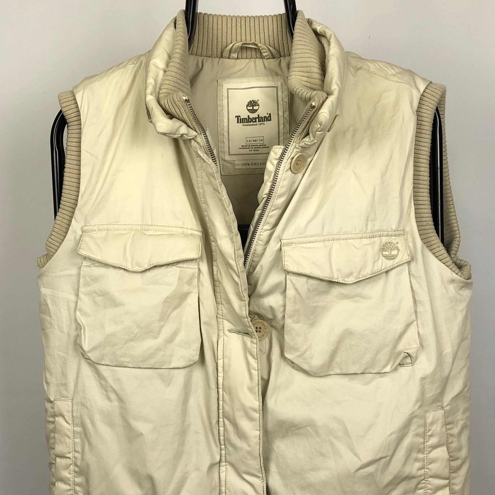 Timberland Beige Gilet - Men's Small/Women's Medium