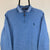 Polo Ralph Lauren 1/4 Zip Lightweight Sweatshirt in Light Blue - Men's Small/Women's Medium