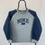 Vintage Nike Spellout Sweatshirt in Grey/Navy - Men's XXS/Women's XS