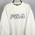 Vintage Fila Spellout Sweatshirt in White - Men's Large/Women's XL
