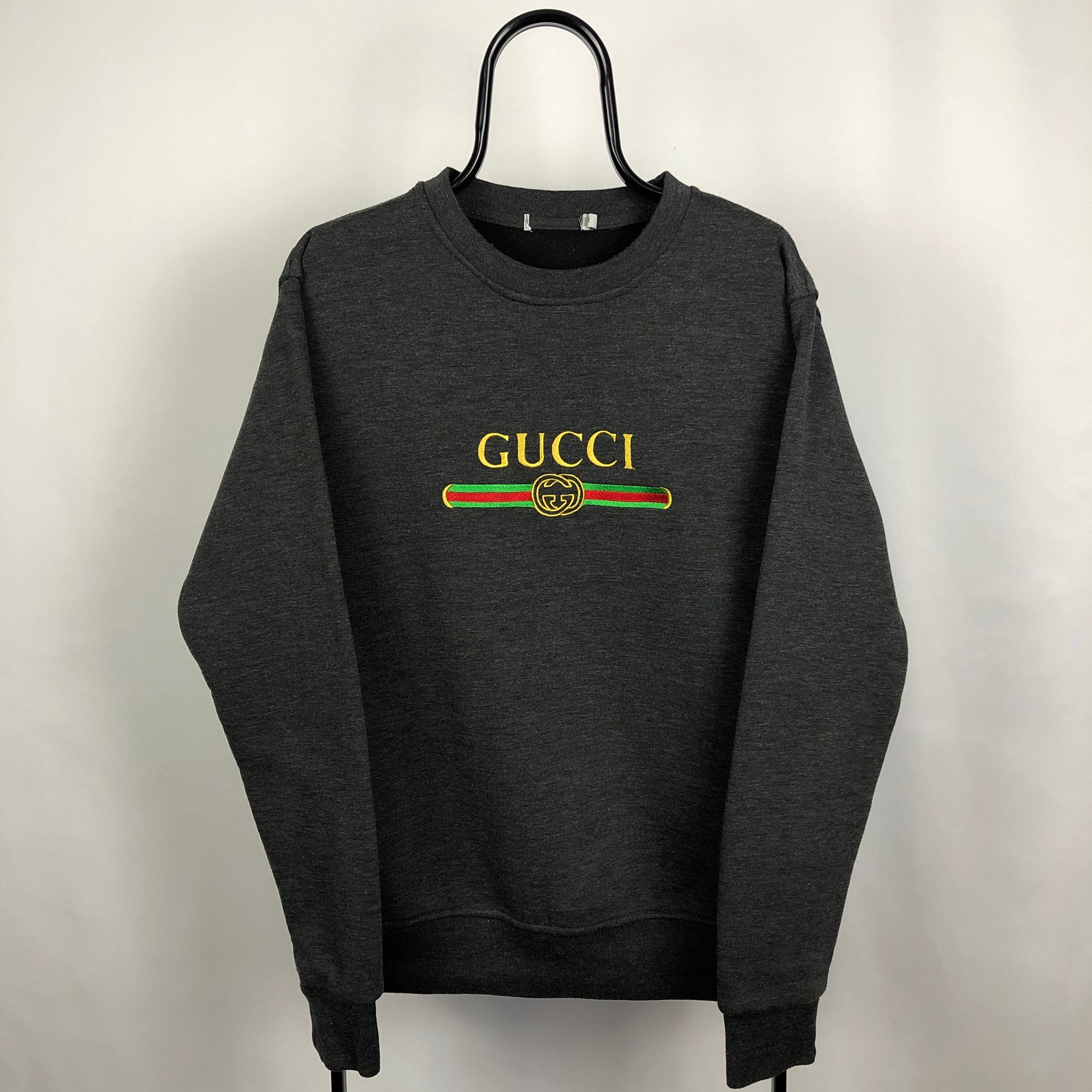 Vintage Bootleg Gucci Sweatshirt - Men's Large/Women's XL