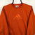 Vintage Adidas Spellout Sweatshirt in Burnt Orange - Men's XXS/Women's XS