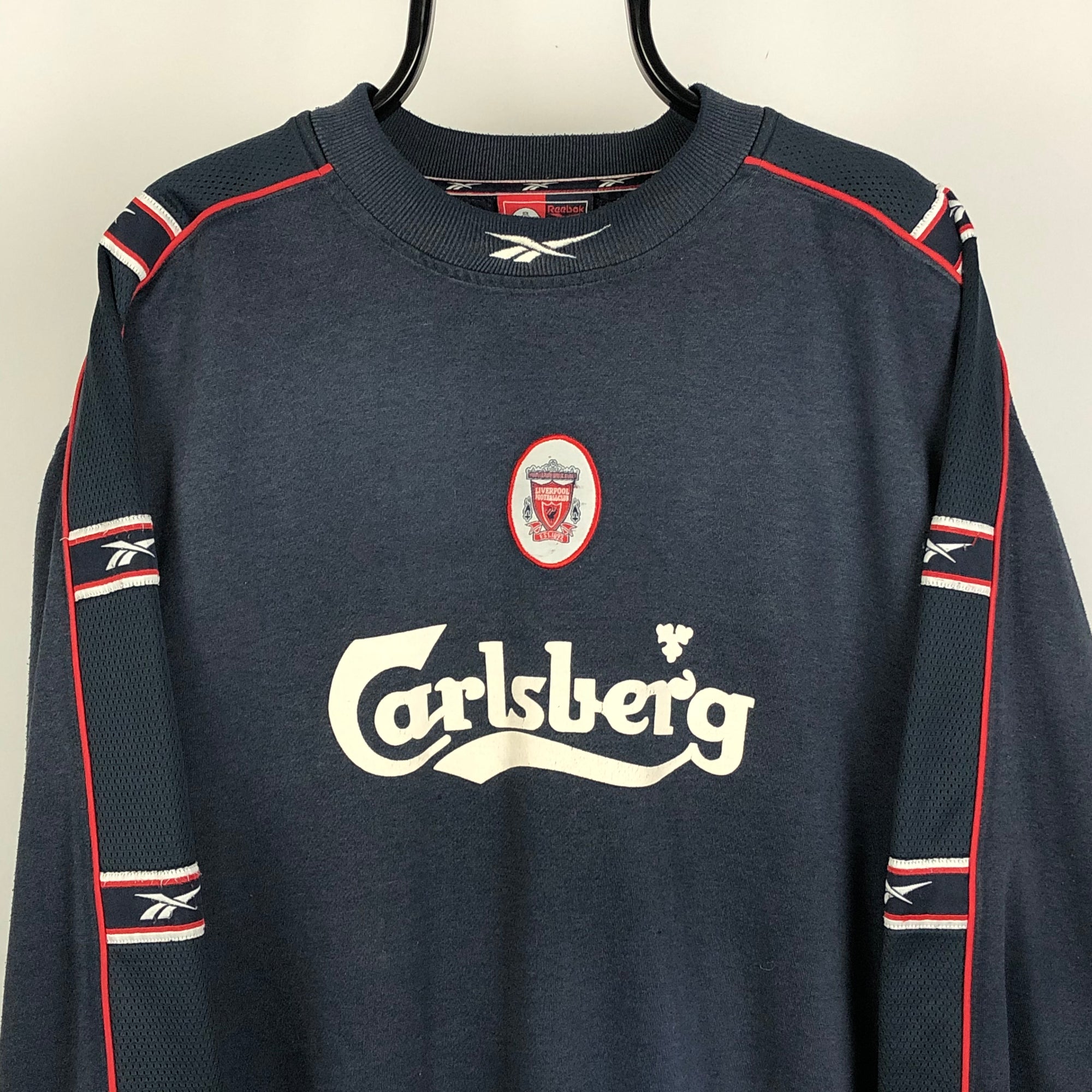 Vintage 90s Official Liverpool FC Reebok Sweatshirt - Men's Large/Women's XL