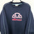 Vintage 90s Ellesse Spellout Sweatshirt in Navy/Red - Men's Large/Women's XL