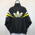 Vintage 80s Adidas Big Logo Track Jacket in Black/White/Yellow - Men's Large/Women's XL