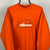 Vintage Ellesse Spellout Sweatshirt in Orange - Men's Medium/Women's Large