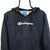Champion Embroidered Spellout Hoodie in Navy - Women's XS/Small