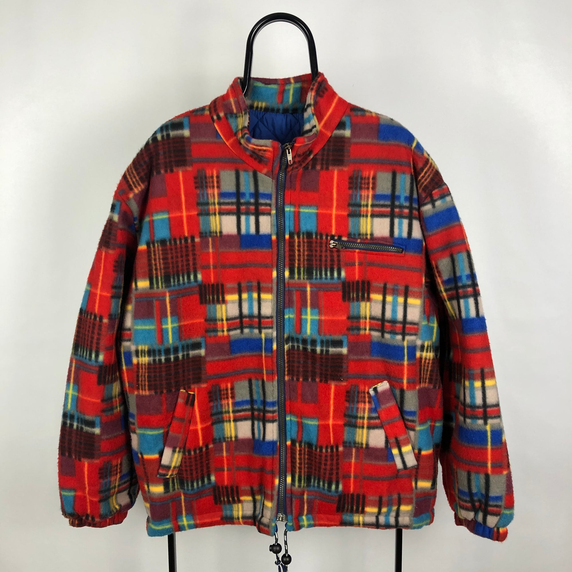 Vintage Quilted Lined Sherpa Fleece - Men's Large/Women's XL