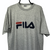 Vintage 90s Fila Embroidered Spellout Tee - Men's Large/Women's XL