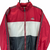 VINTAGE 90S ADIDAS WINDBREAKER IN RED, WHITE & CHARCOAL - MEN'S MEDIUM/WOMEN'S LARGE