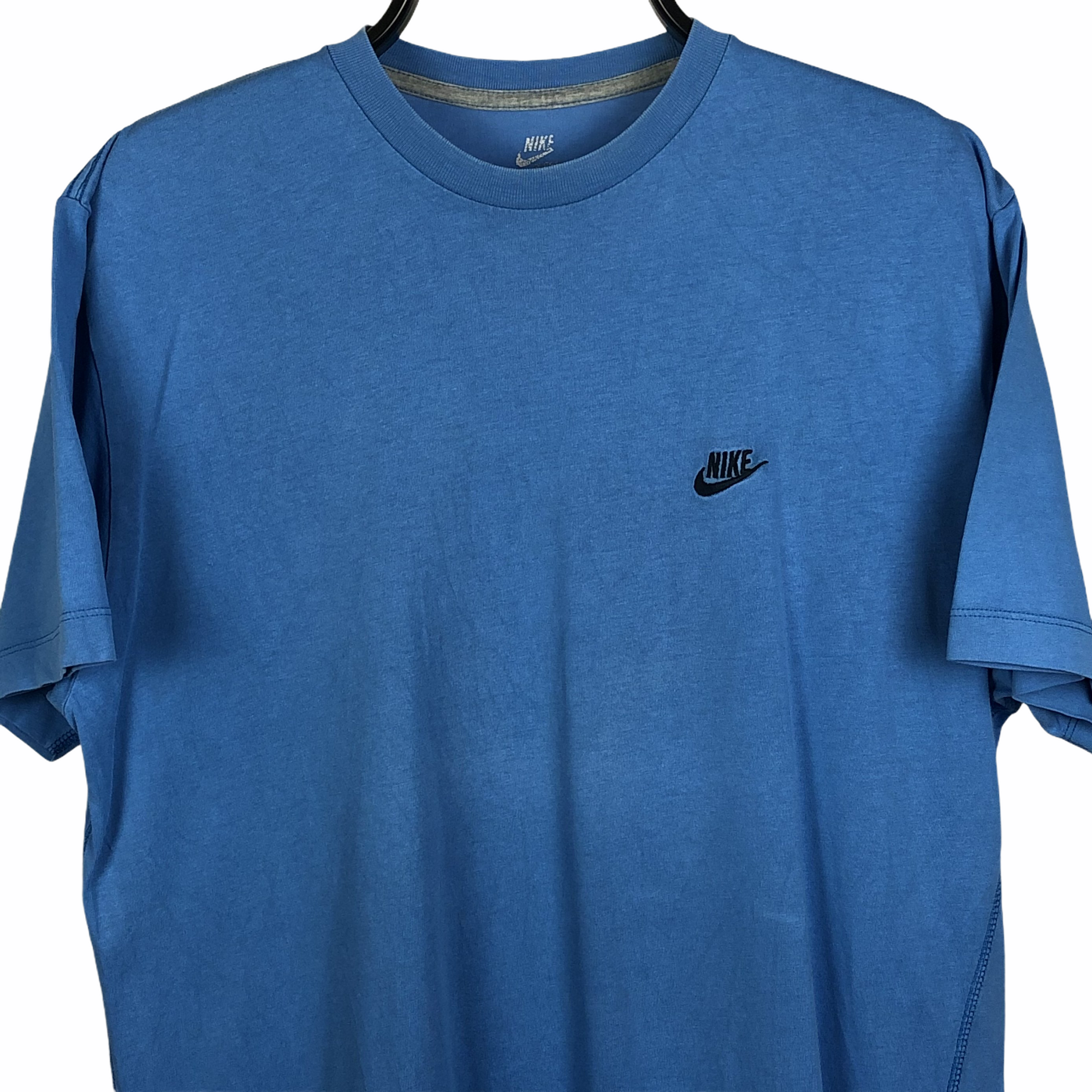 Nike Embroidered Logo Tee in Baby Blue - Men's Medium/Women's Large
