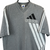 Vintage 90s Adidas Spellout Tee in Grey, White & Black - Men's Large/Women's XL