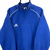Vintage 90s Adidas 1/4 Zip Sweatshirt in Blue & White - Men's Large/Women's XL