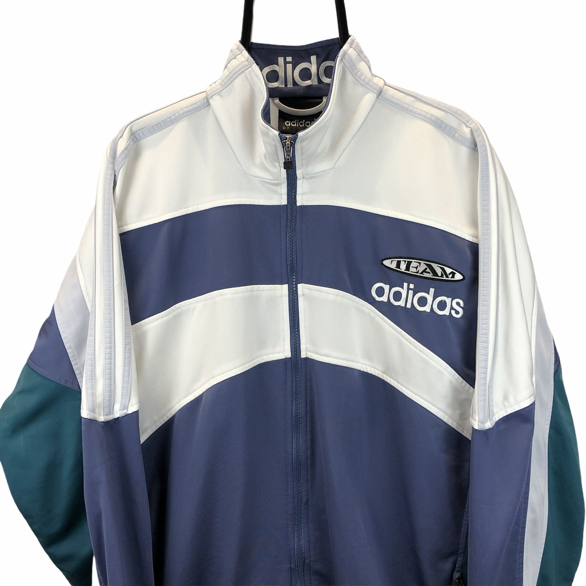 Vintage 80s Team Adidas Track Jacket - Men's Large/Women's XL