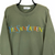 YSL SPELLOUT SWEATSHIRT IN OLIVE - MEN'S SMALL/WOMEN'S MEDIUM