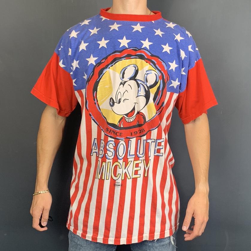 Vintage Disney Mickey Mouse T-Shirt - XL - Vintique Clothing