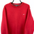 Nike Embroidered Small Logo Sweatshirt in Red - Men's XL/Women's XXL