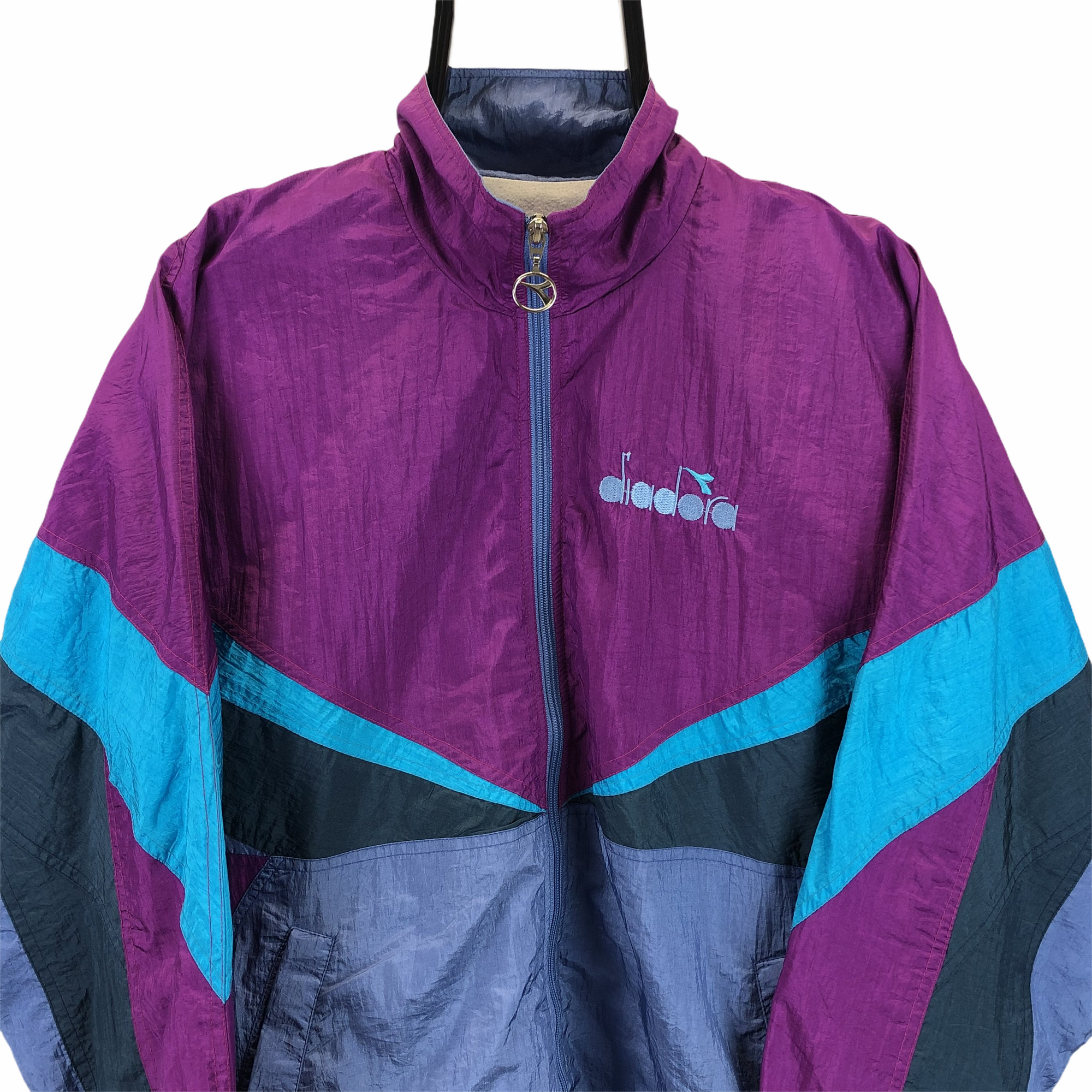 Vintage 80s Diadora Track Jacket - Men's Medium/Women's Large