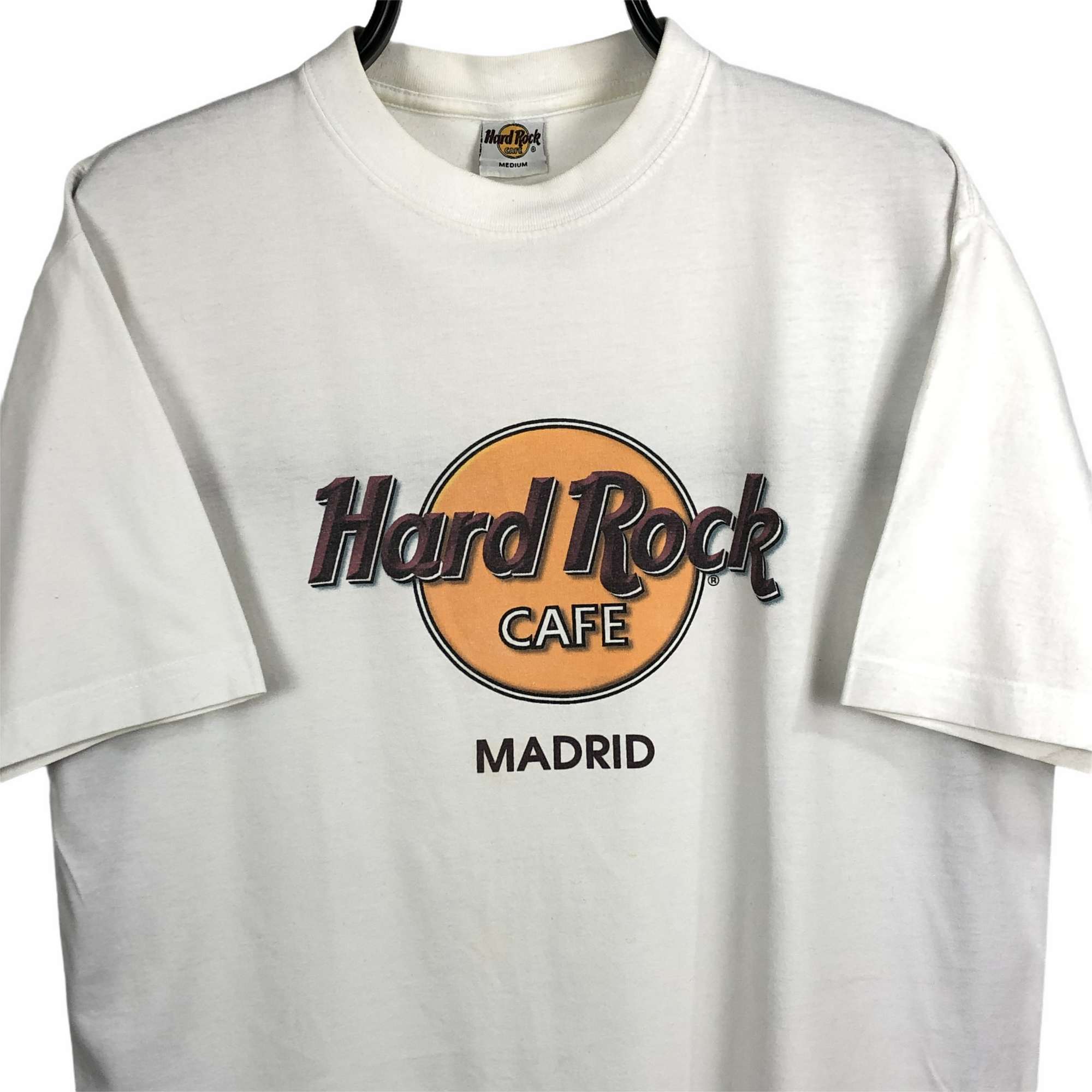 Vintage Hard Rock Cafe Madrid Tee - Men's Medium/Women's Large
