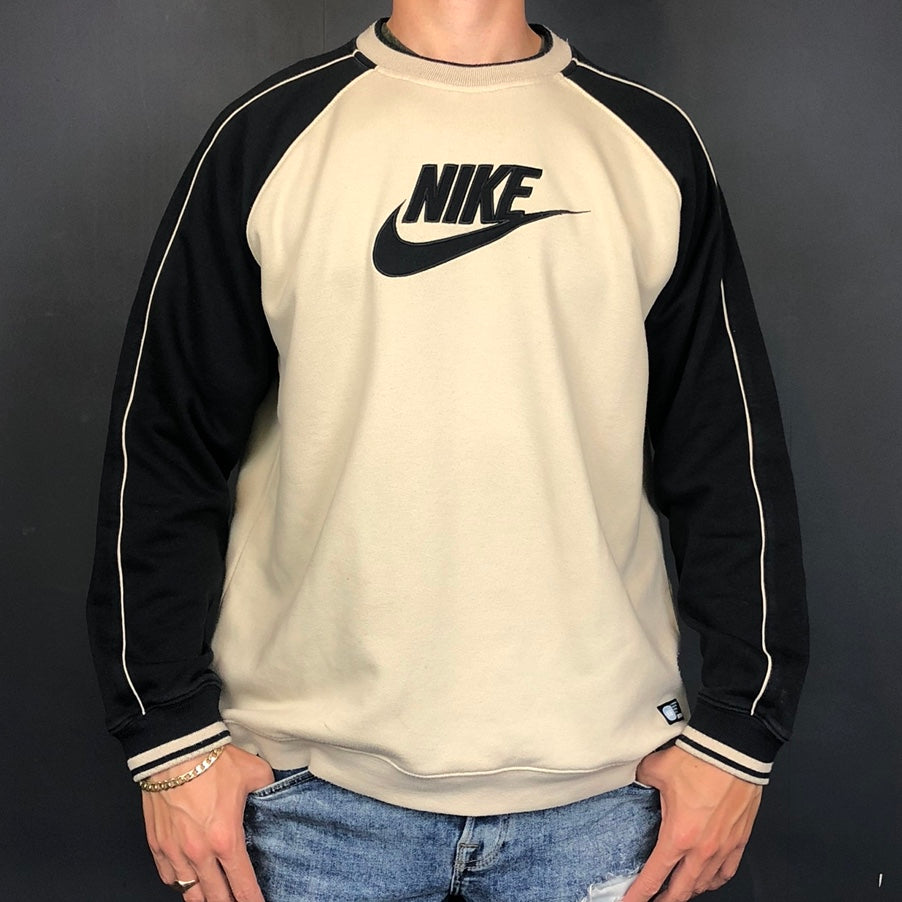 Vintage Nike Sweatshirt with Embroidered Spellout & Swoosh