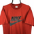 Vintage Nike Spellout Tee in Red/Black - Men's Large/Women's XL