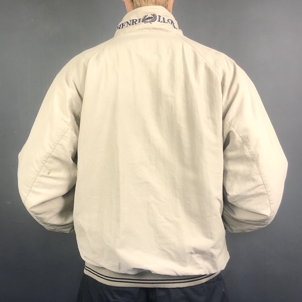 Vintage Henri Lloyd Jacket in Beige - Vintique Clothing