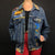 Incredible Unique Embroidered Vintage Levi’s Denim Jacket - Medium - Vintique Clothing
