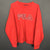 Vintage Fila Spellout Sweatshirt in Red - Small - Vintique Clothing