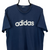 VINTAGE ADIDAS SPELLOUT TEE IN NAVY - MEN'S LARGE/WOMEN'S XL