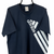 ADIDAS SPELLOUT TEE IN NAVY & WHITE - MEN'S LARGE/WOMEN'S XL