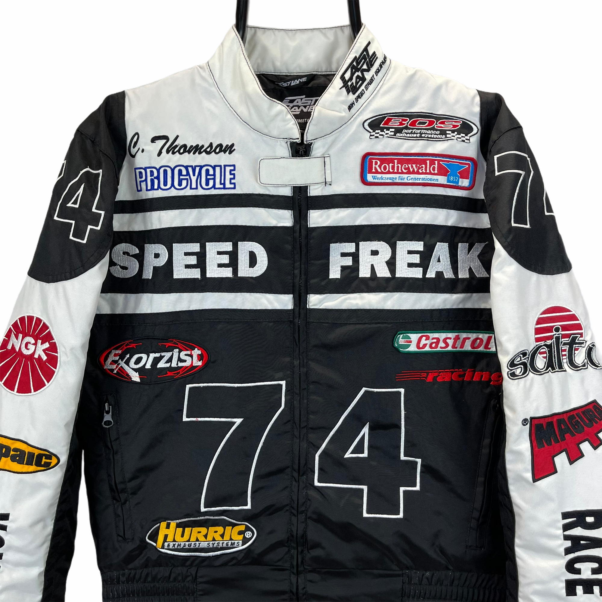 Vintage 'Speed Freak' Racing Jacket - Men's XS/Women's Small