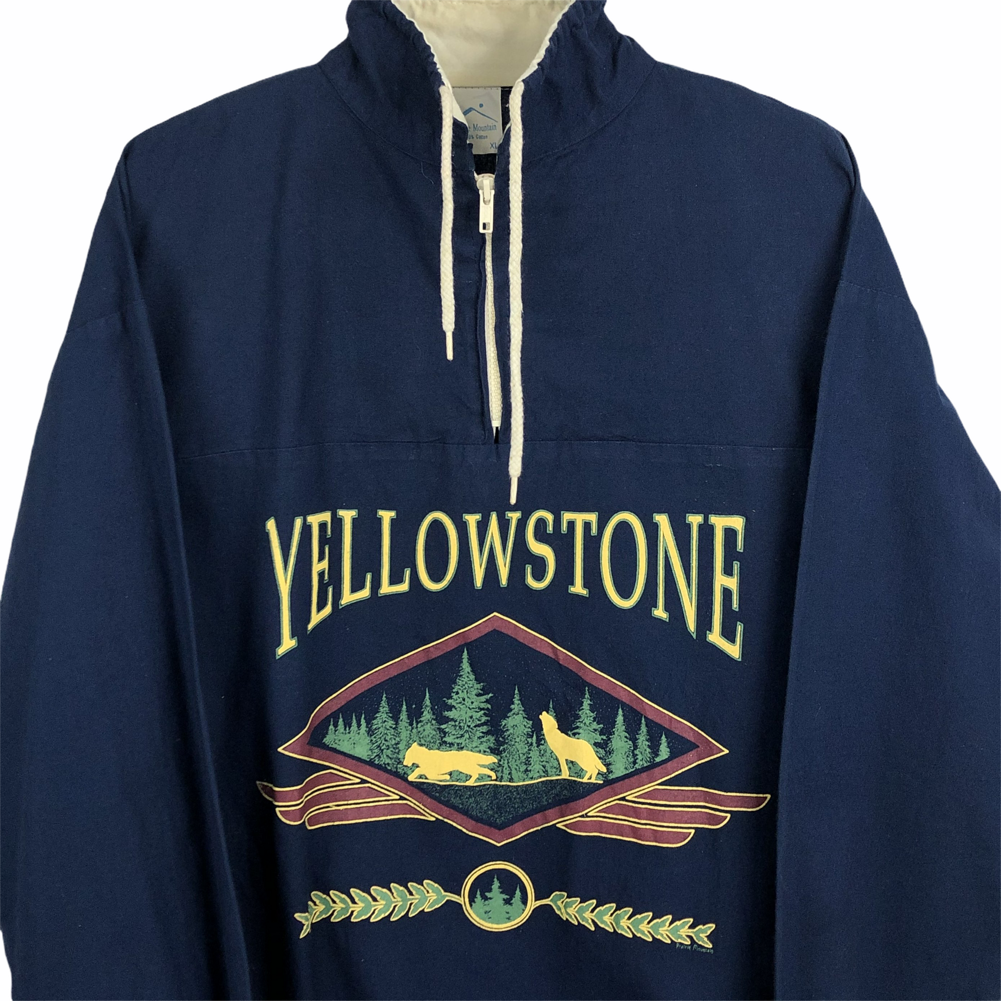 Vintage 'Yellowstone' 1/4 Zip Jacket - Men's Medium/Women's Large