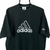 Vintage 90s Adidas Spellout Tee in Black & White - Men's Large/Women's XL