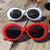Vintage/Retro Style Oval Sunglasses UV400 - Vintique Clothing