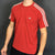 Vintage Adidas T-Shirt in Red & White - Large - Vintique Clothing