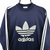 Vintage 80s Adidas Spellout Sweatshirt in Navy/White - Men's Small/Women's Medium