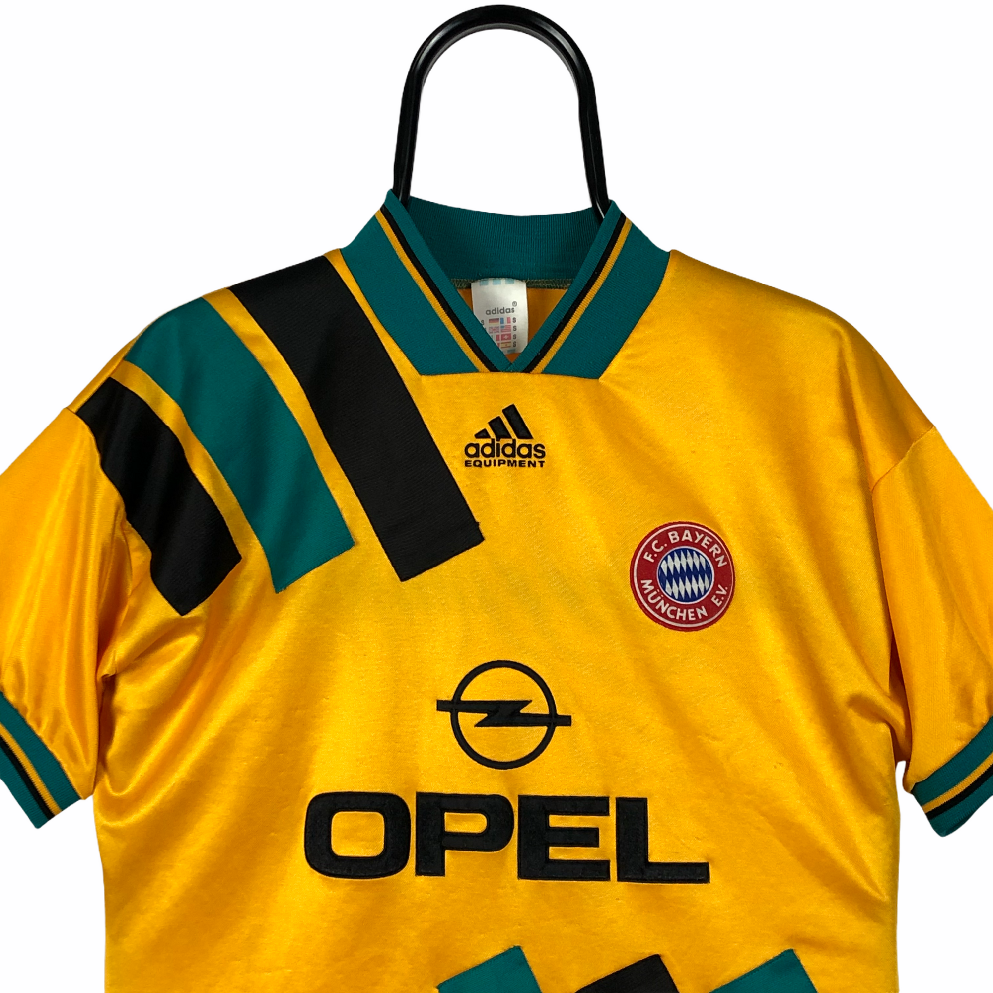 Incredibly Rare Vintage Adidas Equipment Bayern Munich 1993/95 Away Shirt - Men's Small/Women's Medium