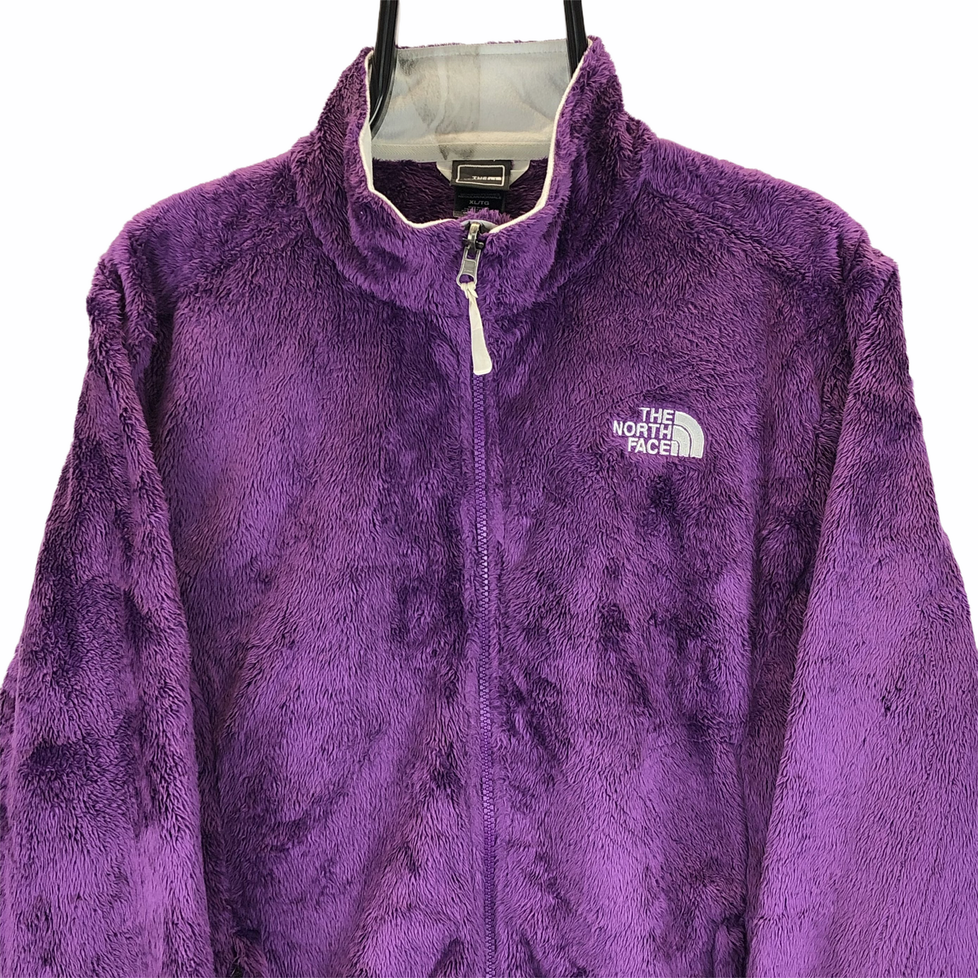 North Face Fluffy Fleece in Purple - Men's Medium/Women's Large