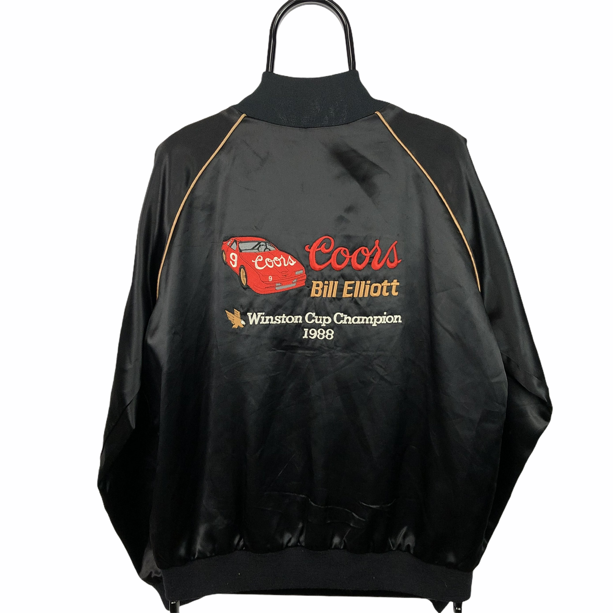 Vintage 80s Coors Racing Bomber Jacket - Men's Large/Women's XL