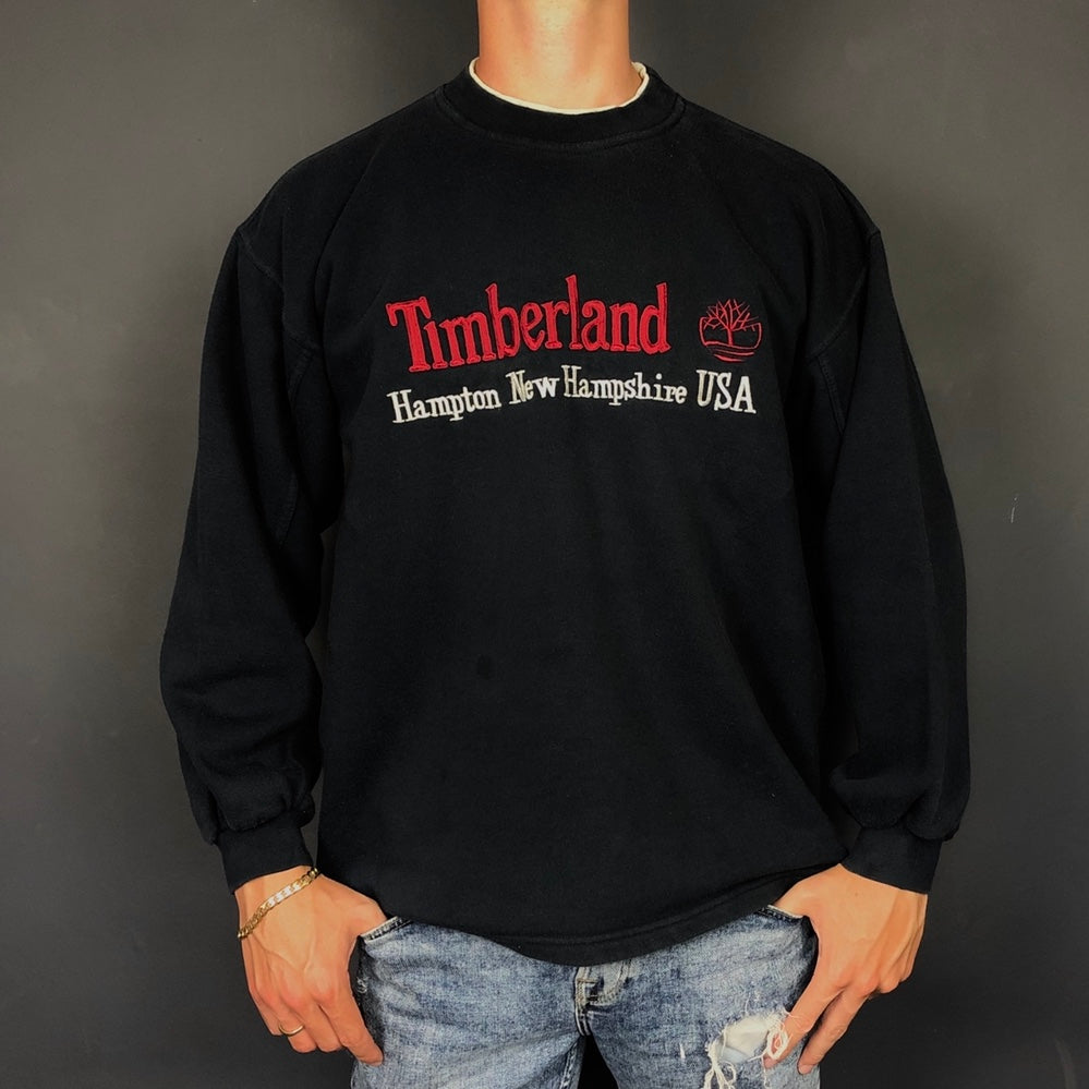 Vintage Timberland Spell Out Sweatshirt