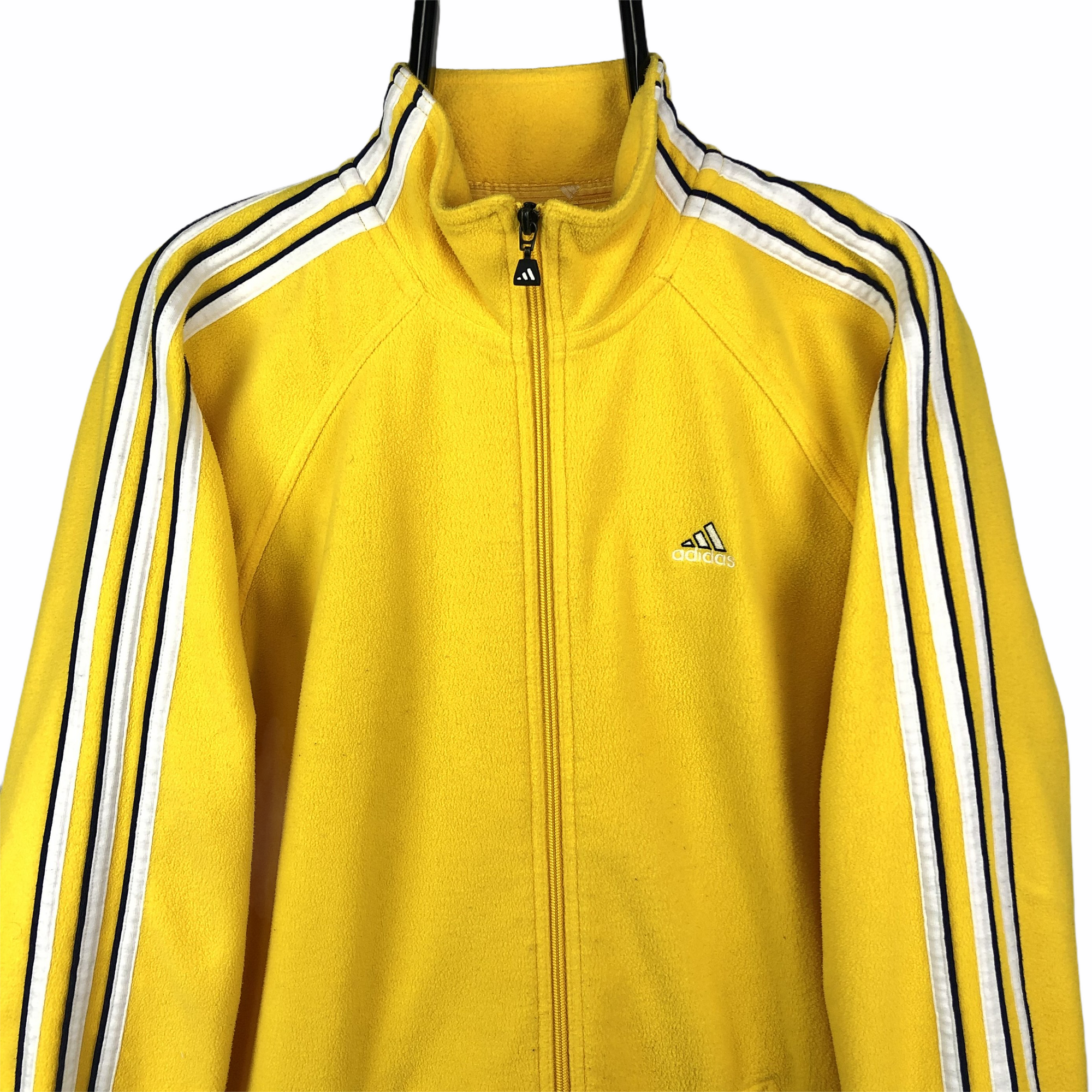 Vintage 90s Adidas Fleece in Yellow - Men's Medium/Women's Large