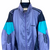 Vintage 90s Adidas Track Jacket in Purple, Turquoise & Navy - Men's XXL/Women's XXXL