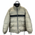 HELLY HANSEN REVERSIBLE DOWN PUFFER JACKET IN BEIGE & NAVY - MEN'S LARGE/WOMEN'S XL