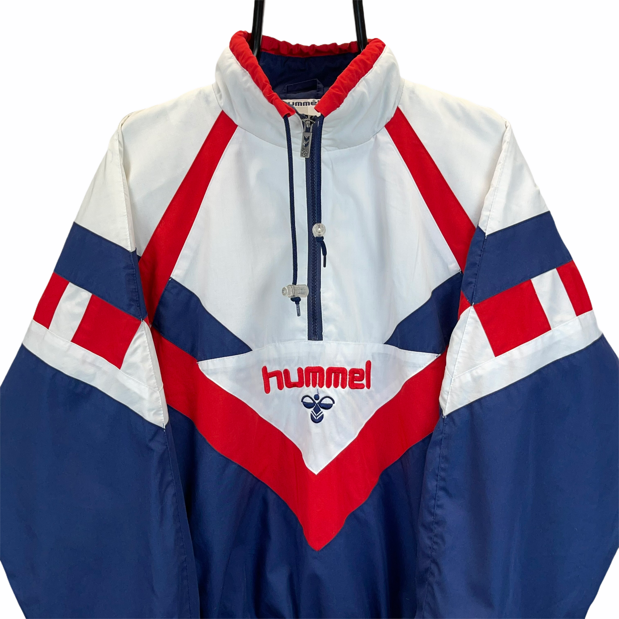 Vintage 90s Hummel 1/4 Zip Track Jacket - Men's XL/Women's XXL