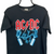 AC/DC Electro Tee in Black - Men's Small/Women's Medium