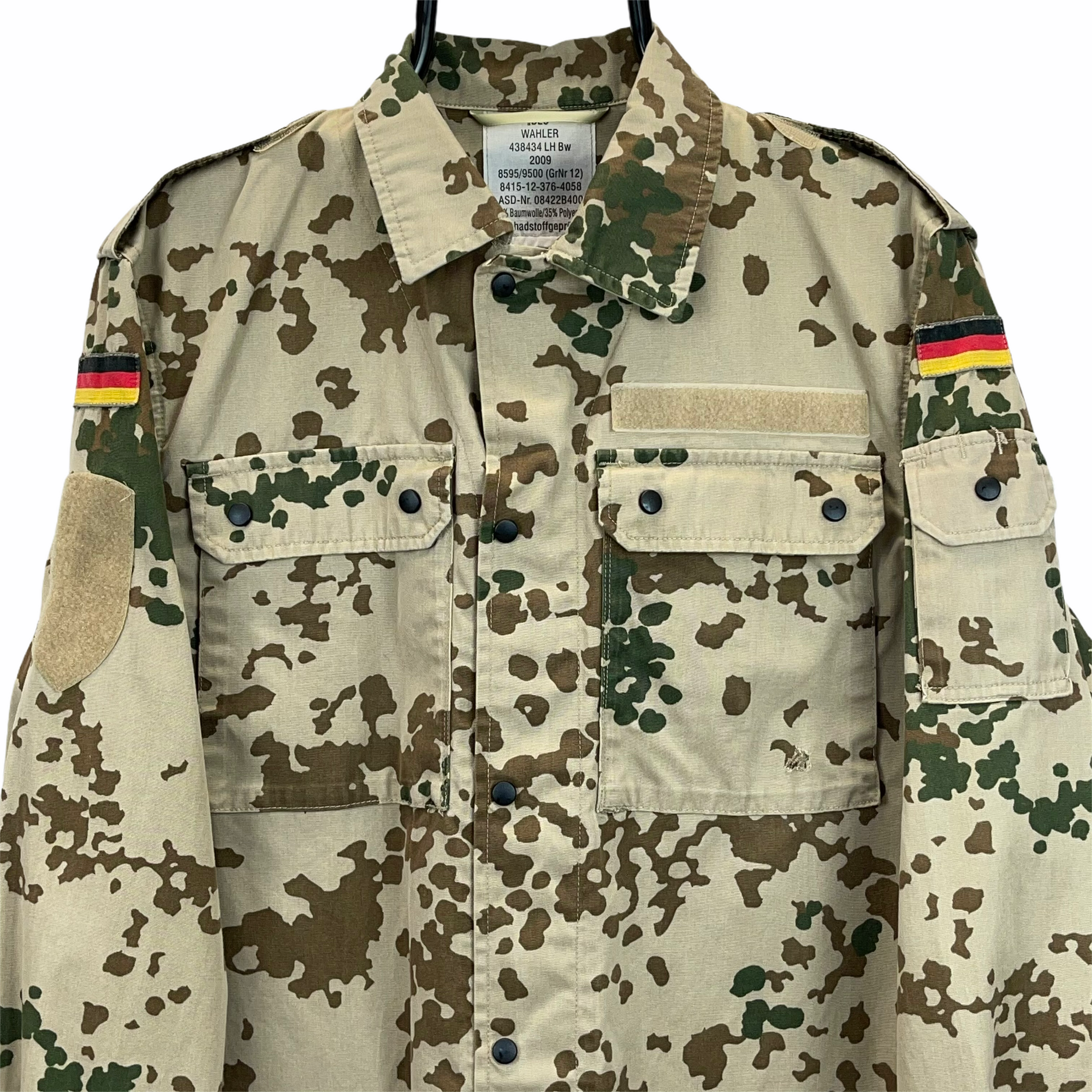 Vintage Digital Camouflage Heavy Cotton Shirt - Men's Medium/Women's Large