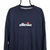 Vintage 90s Ellesse Embroidered Spellout in Navy - Men's Large/Women's XL