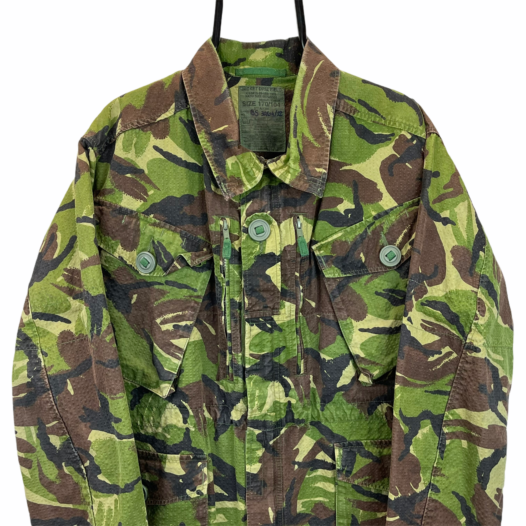 Vintage Camouflage DPM Field Jacket - Men's Large/Women's XL