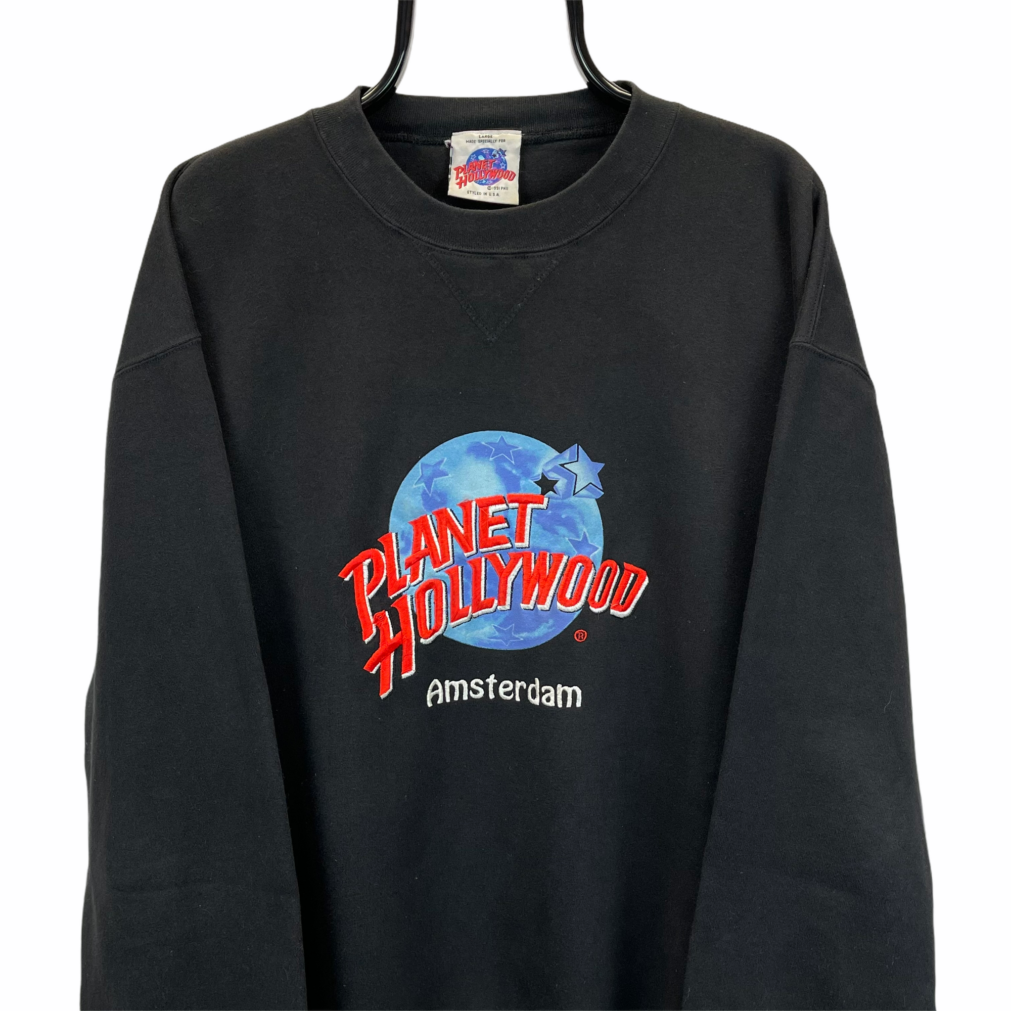 Vintage 90s Planet Hollywood Amsterdam Sweatshirt - Men's XL/Women's XXL
