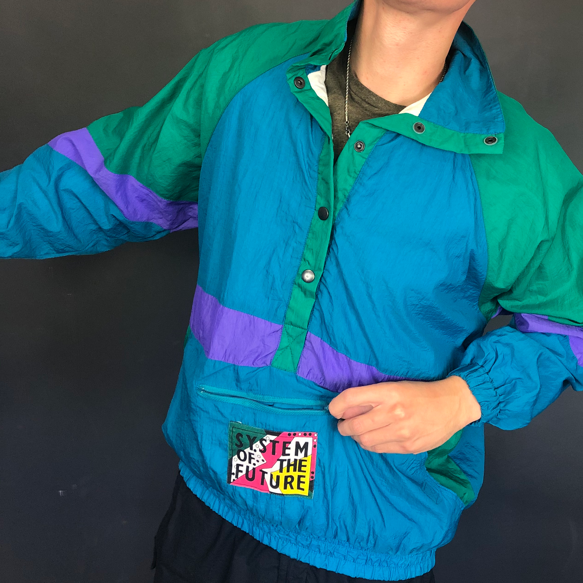 Vintage 'System Of The Future' Track Jacket - Large - Vintique Clothing